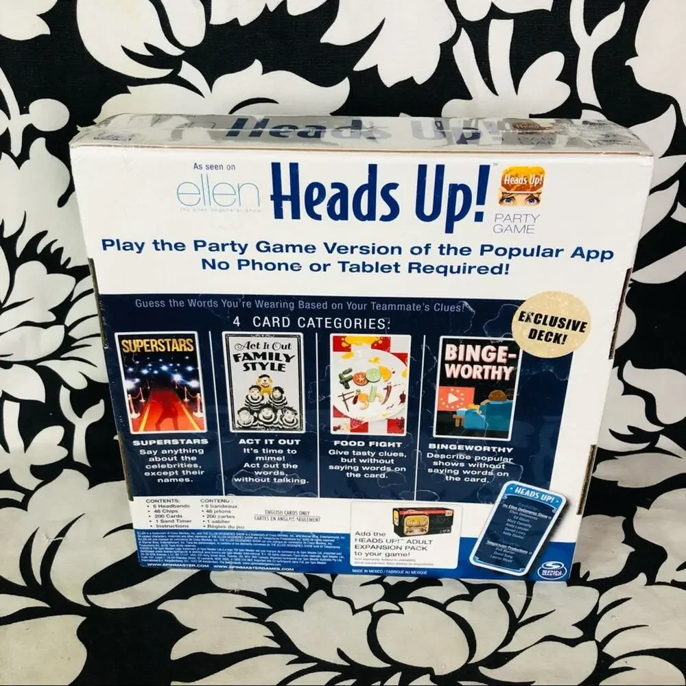 Heads Up! Party Game 3rd Edition‎ As Seen on the Ellen Degeneres